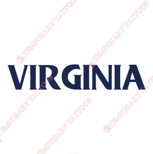 Virginia Cavaliers Customize Temporary Tattoos Stickers NO.6835